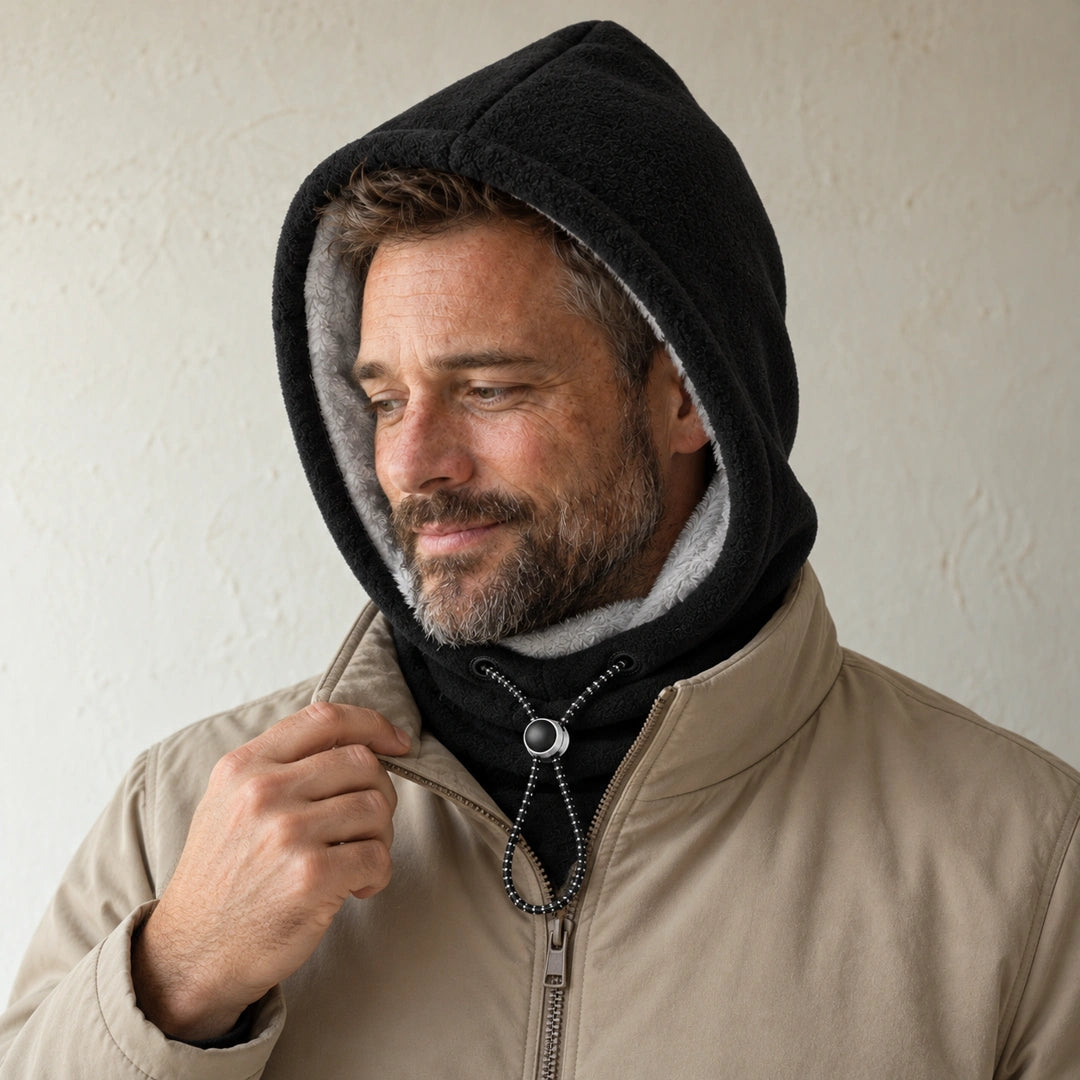 3-in-1 Windproof Polar Fleece Hat