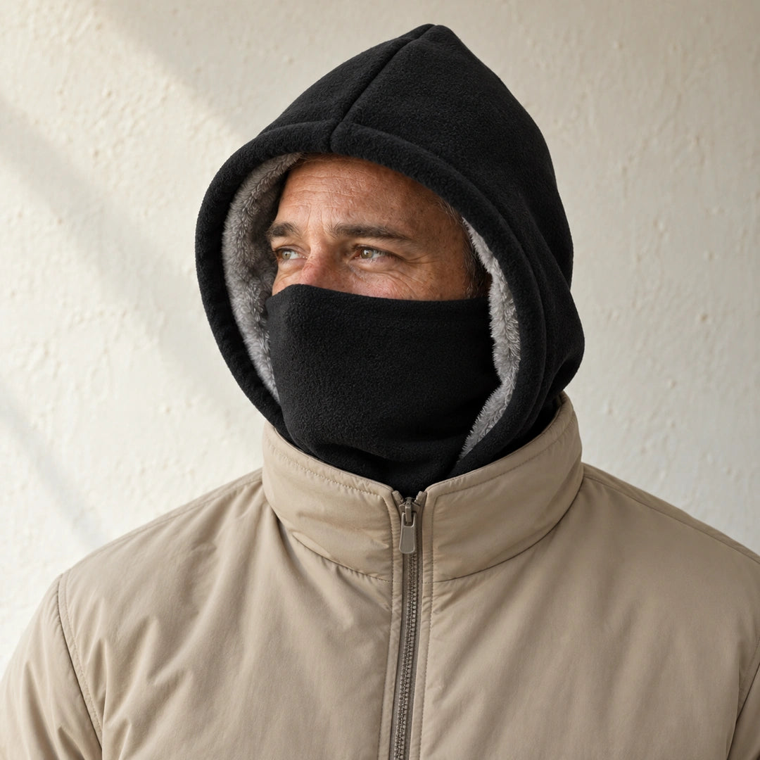3-in-1 Windproof Polar Fleece Hat