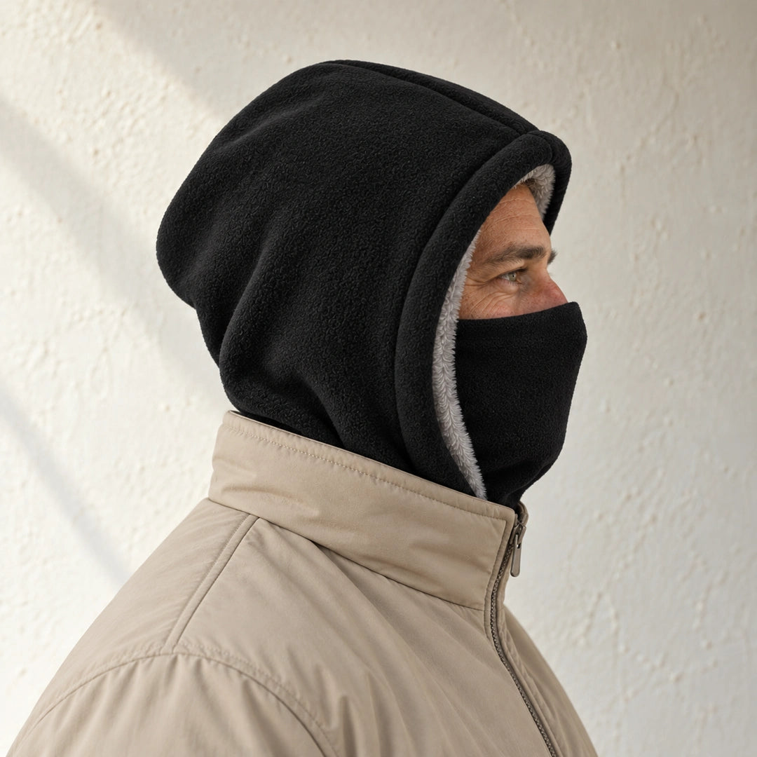 3-in-1 Windproof Polar Fleece Hat