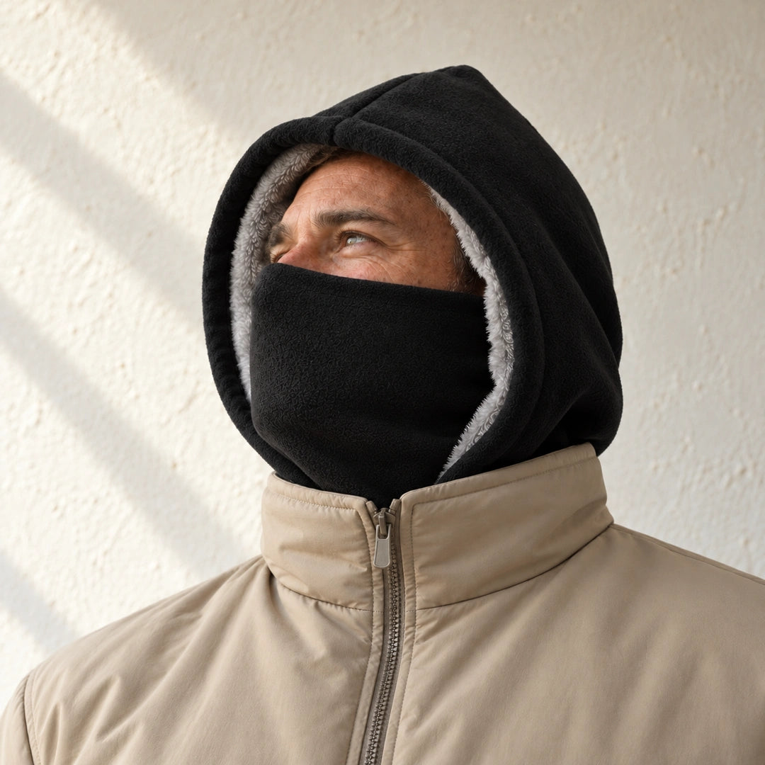 3-in-1 Windproof Polar Fleece Hat