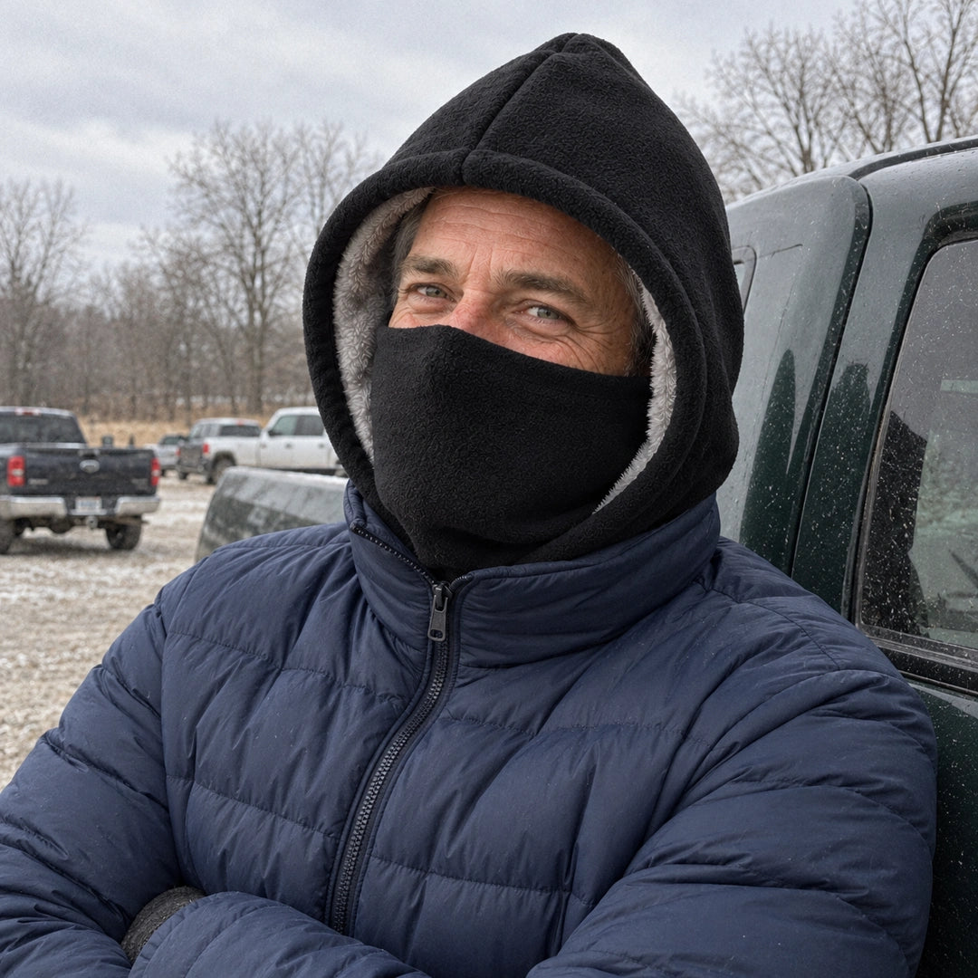 One Hood Does The Job Of A Hat And Scarf