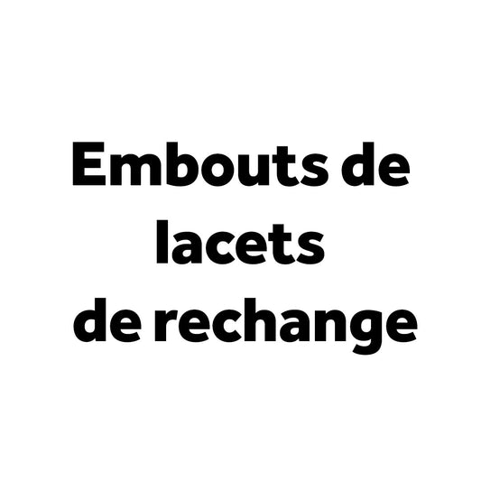 Embouts de lacets de rechange